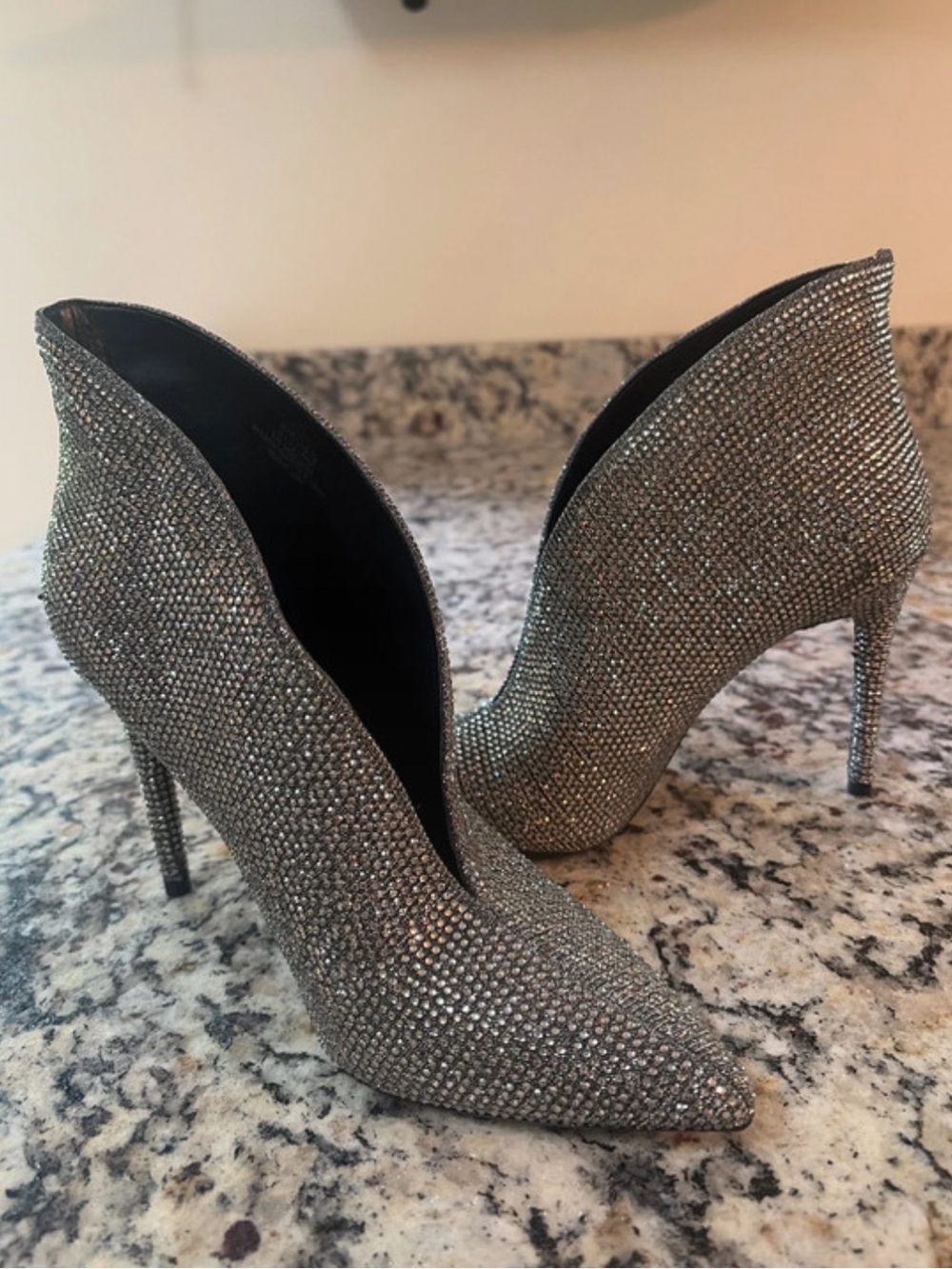 JESSICA SIMPSON♦️GLITTER GABOR RHINESTONES BOOT - Picture 14 of 14